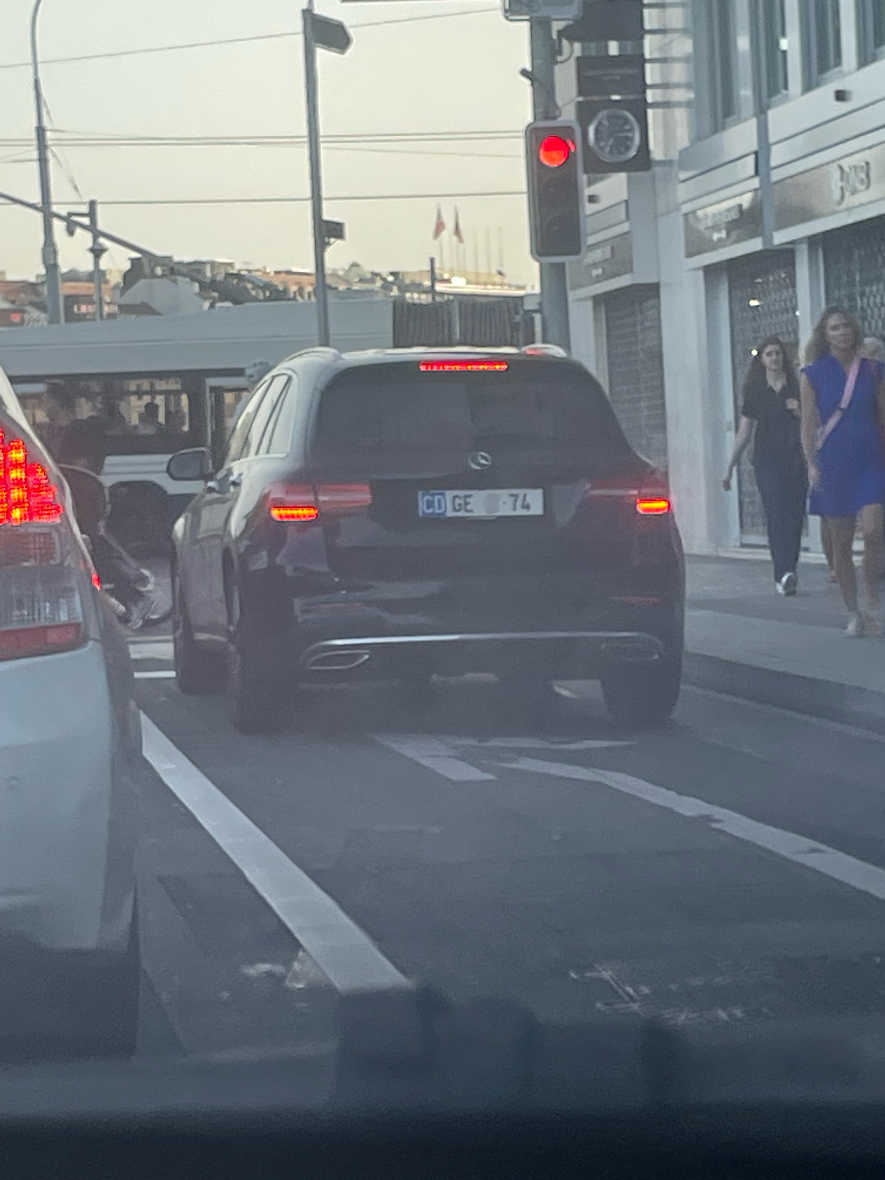 Plaque diplomatique suisse CD GE 74